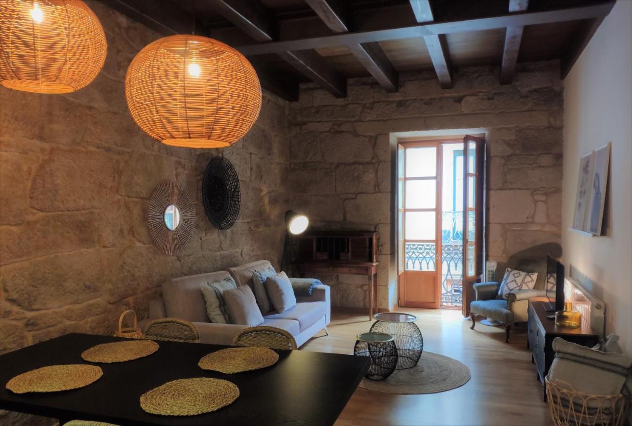 Exclusivo Apartamento En Edificio Historico Pontevedra Exteriör bild