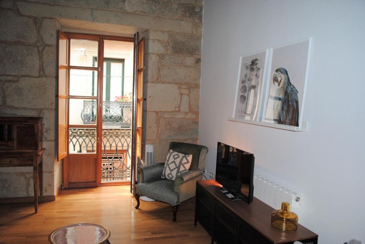Exclusivo Apartamento En Edificio Historico Pontevedra Exteriör bild