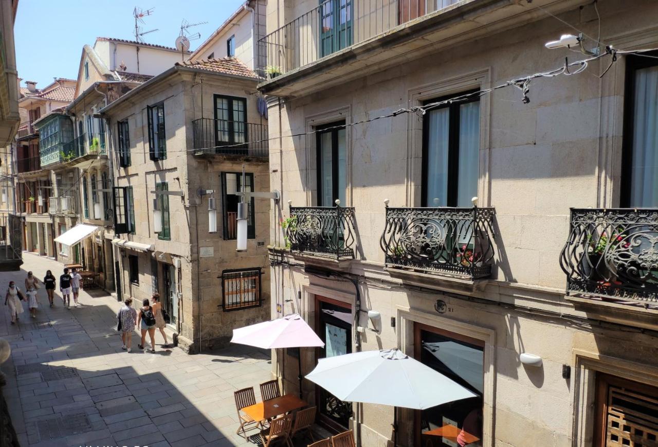 Exclusivo Apartamento En Edificio Historico Pontevedra Exteriör bild